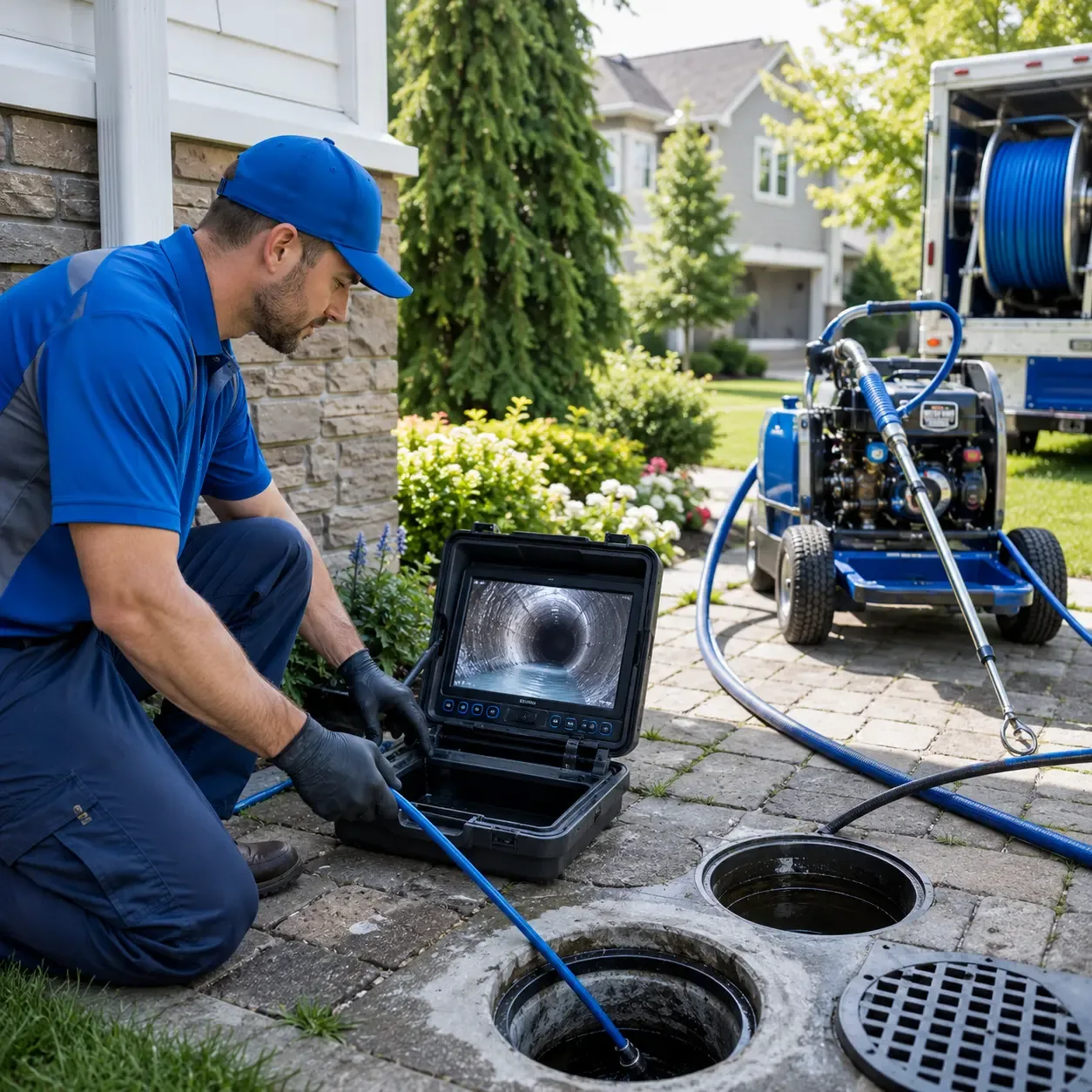 Outdoor drain cleaning professionals serving Braintree, MA